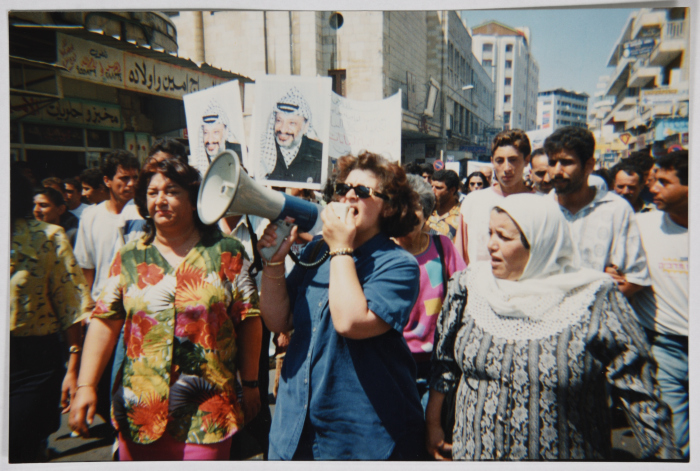 A Demonstration Against Settlements, Ramallah, 1990-1999