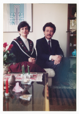 A married couple from Aboushi Family