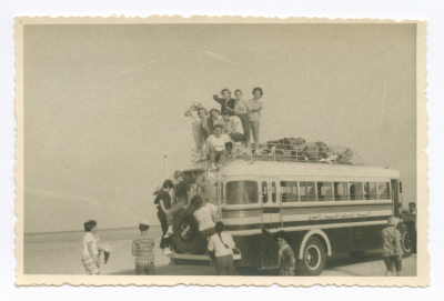 Students on a trip to Petra