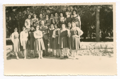 Friends School students with a teacher