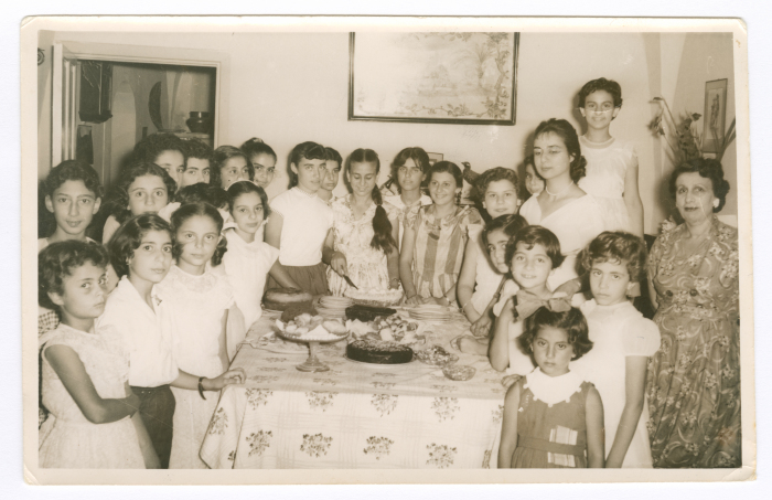 Children at a birthday party