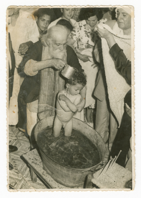 Baptism of a child from Rabee Family
