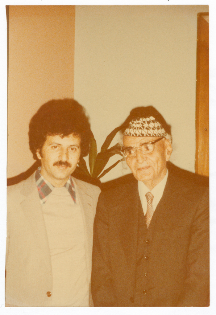 Saméh al-Qassim with Muhammad Mahdi al-Jawahiri