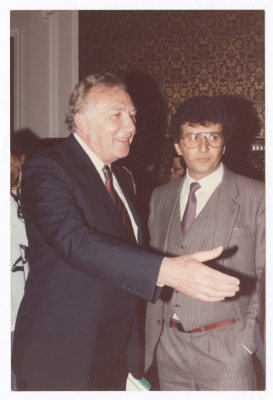 Saméh al-Qassim and Nizár Qabbáni