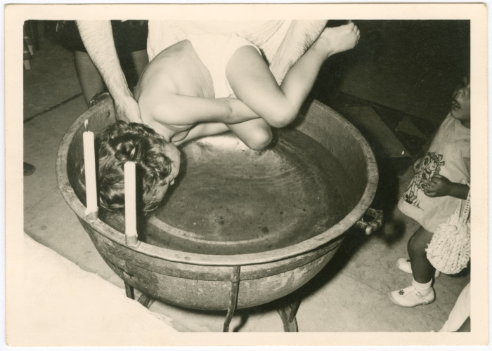 Bishops; baptizing a child