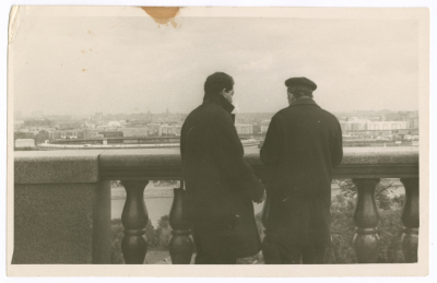 A Jewish friend of a man from Khateb Family at Moskva River