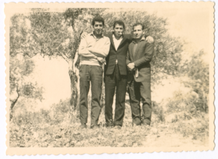 Head of Arraba Local Council with a man from Khateb Family and another from Badarneh Family