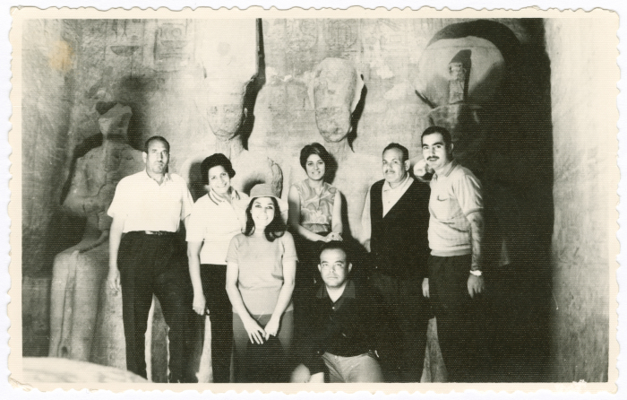 Friends on a visit to Egypt