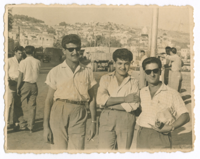 Three men in the street