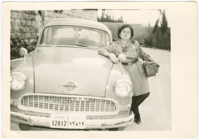A girl in a scout uniform