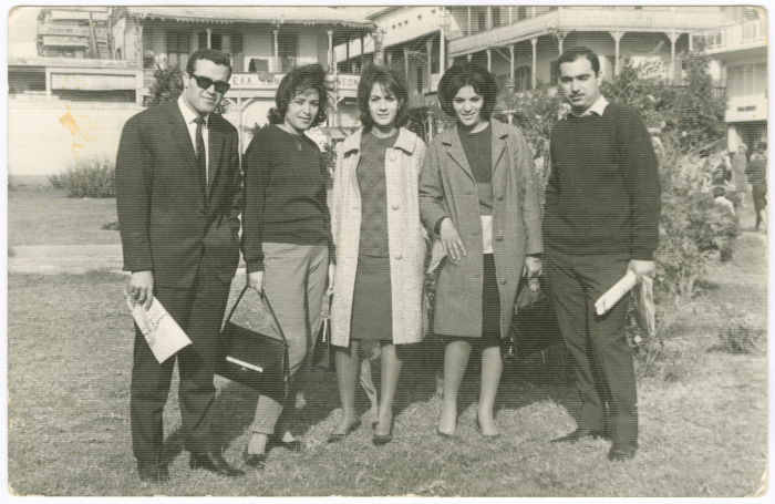 Mohammad 'abd al-Latif Irshaid with His Friends