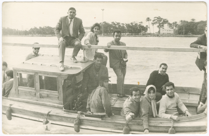 Friends on a trip to Egypt