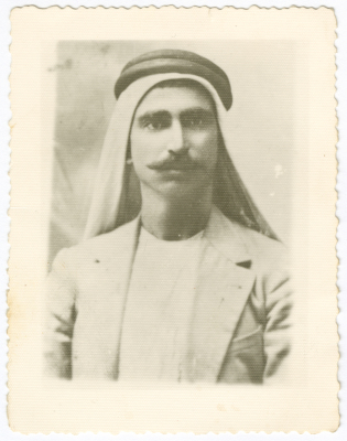 A studio portrait of a man