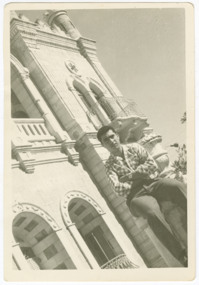 A man standing in front of al-Umma College
