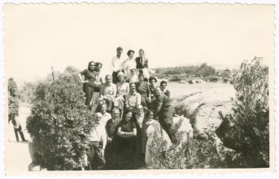 Friends on a trip to Egypt