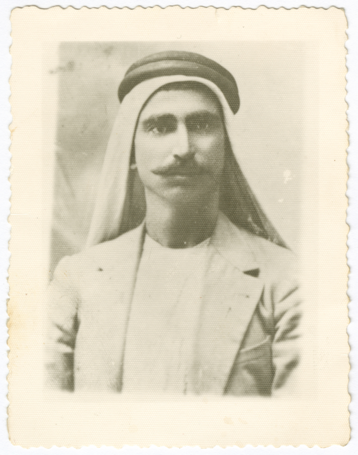 A studio portrait of a man