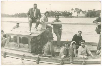 Friends on a trip to Egypt