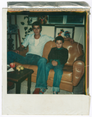 A man and a child from Shalaby Family