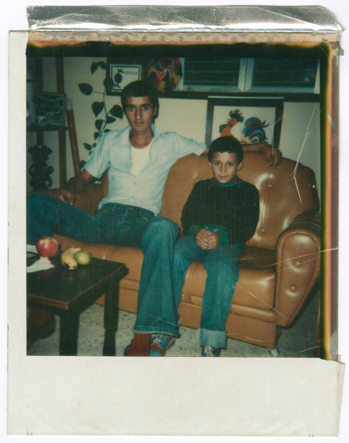 A man and a child from Shalaby Family