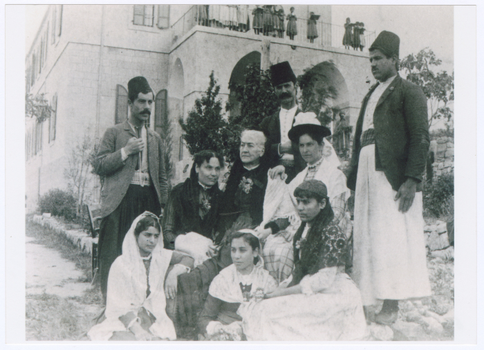 People at Friends School in Ramallah