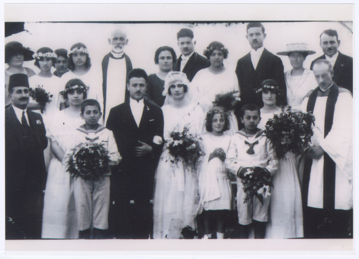 Relatives at a wedding