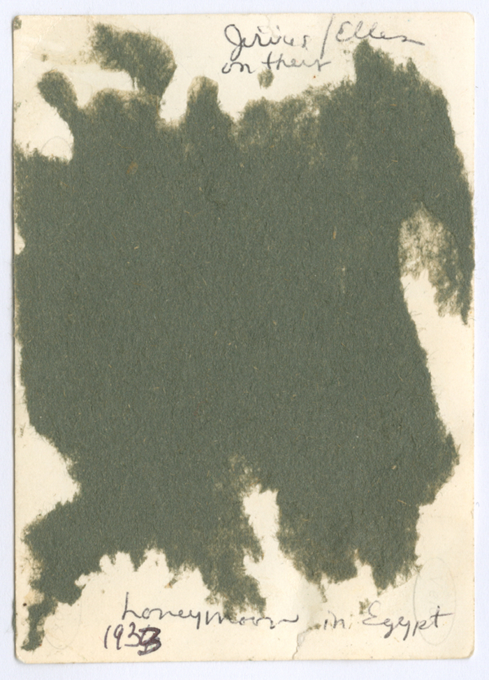 A married couple on their honeymoon