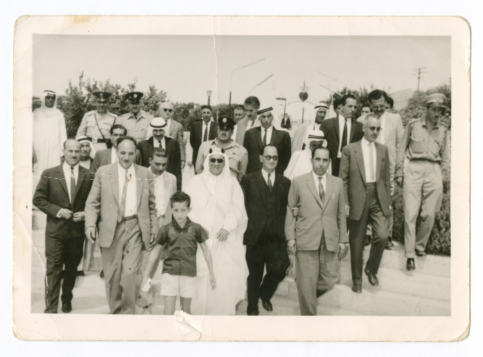 A photograph of al-Bireh Municipality members