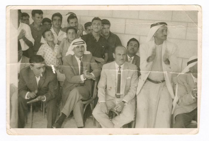 Men at a celebration