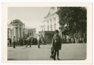 A girl from Abu Ghazaleh Family at the University of Cairo