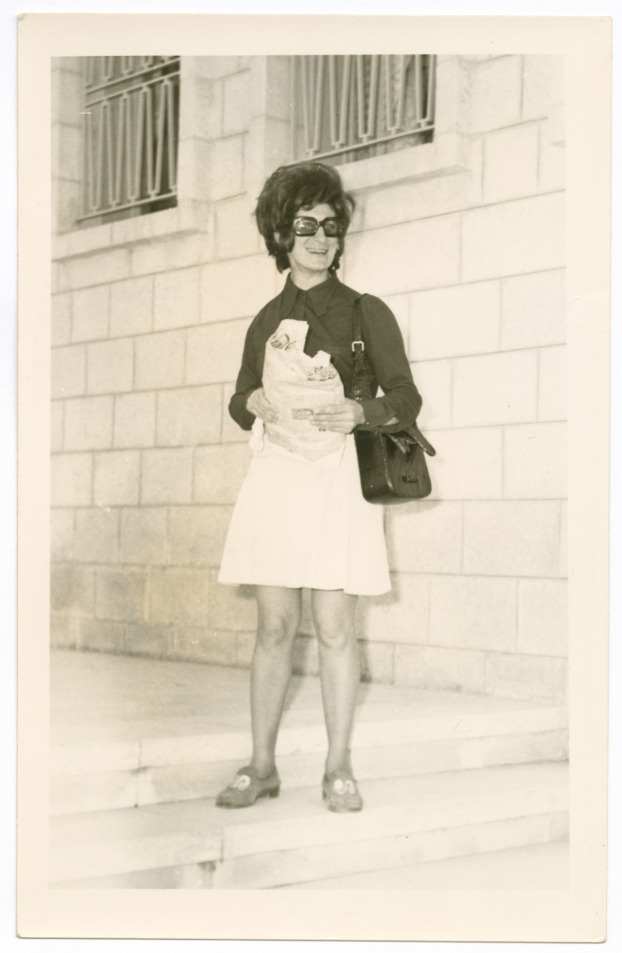 A woman from Abu Ghazaleh Family at an-Najah University