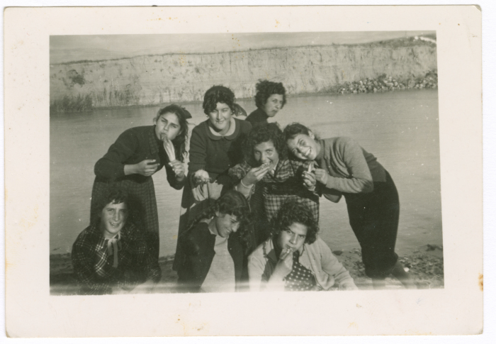 Students on a school trip with al-Ayesheya School in Nablus