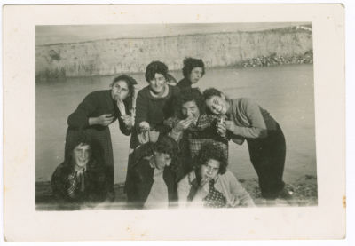 Students on a school trip with al-Ayesheya School in Nablus