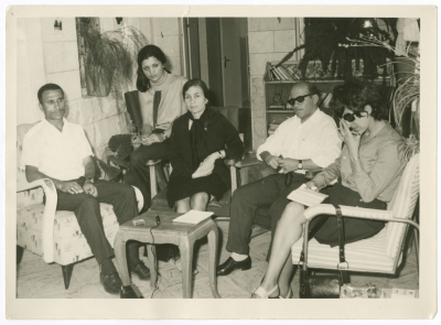 A woman from Abu Ghazaleh Family at author Sahar Khalefa