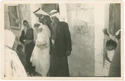 A bride with her relatives headed to her husband