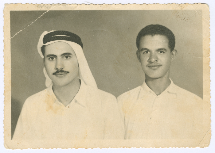 Men in Doha for work