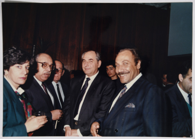 Zahira Kamal and Faisal al-Husseini, Cairo, 1992