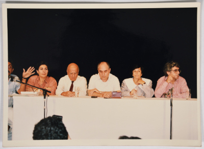 مؤتمر صحفي للوفد الفلسطيني المفاوض، 1990- 1993