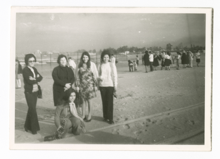 A family by the sea