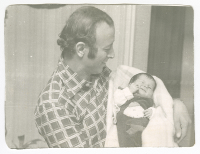 A father with his daughter