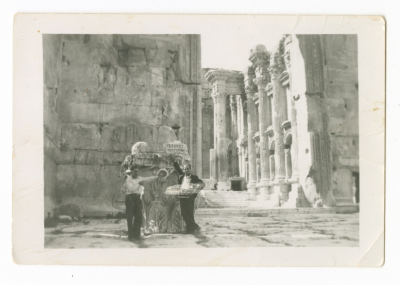 Men at an archaeological site