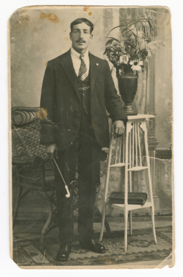 A portrait of a man