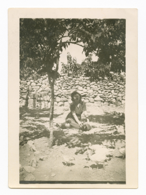 A photograph of a woman