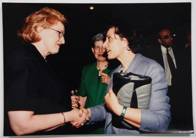 Zahira Kamal with Others at a Political Meeting
