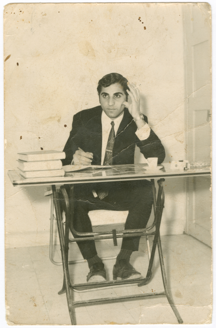 طالب جامعي فلسطيني في بيروت