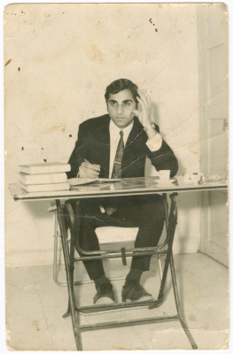 طالب جامعي فلسطيني في بيروت