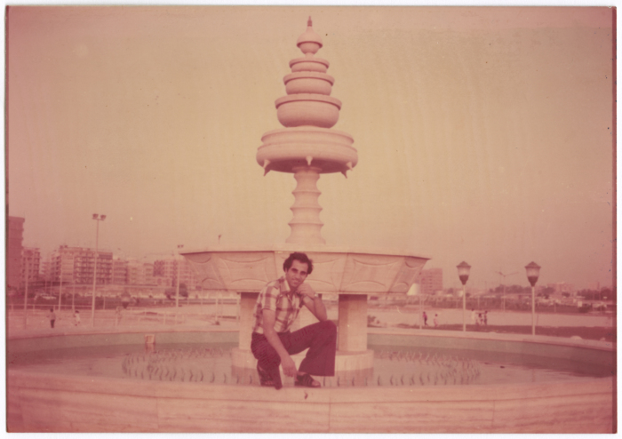 محمد ابو فرحة في حديقة الكورنيش