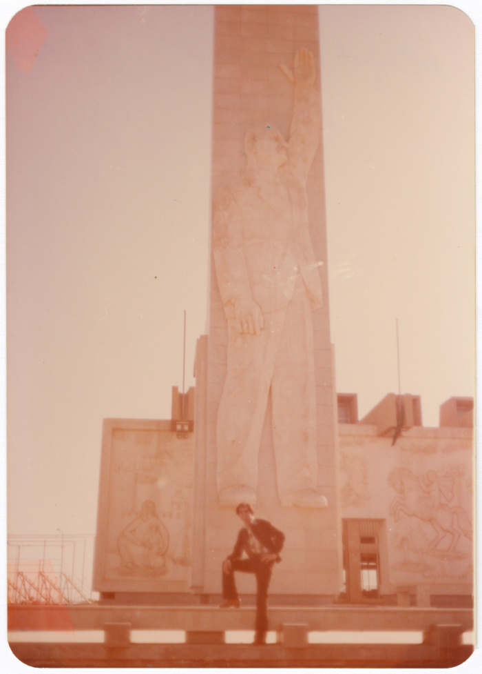 A man at Jamal Abdel-Nasir Museum