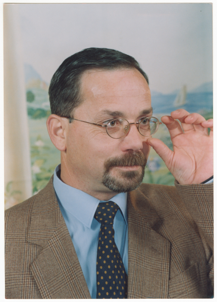 A portrait of a Palestinian poet from Risha Family