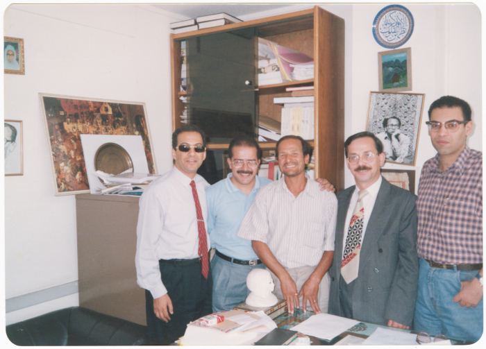 مجموعة محررين في اخبار الادب في القاهرة بمصر