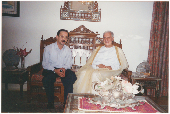 Mohammad Risha's first meeting with novelist Ahmad sodic al-Dajany